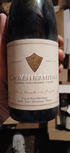 Rhône Valley Crozes-Hermitage Cave de Tain l'Hermitage Maison Bouvet à la Prospérité 1999