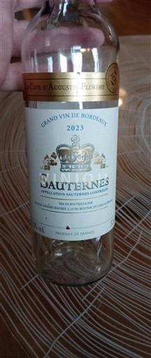 Bordeaux Sauternes Cave d'Augustin Florent 2023