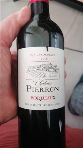 Bordo Château Pierron 2018