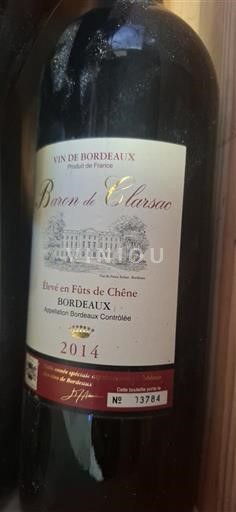 Bordeaux Baron de Clarsac 2014