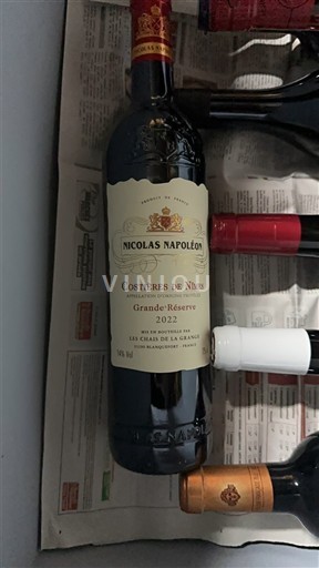 Valle del Rodano Costières di Nîmes Nicolas Napoléon Grande Réserve 2022