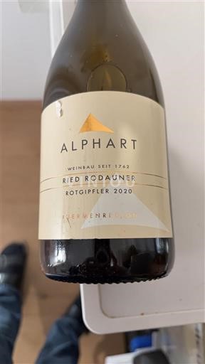 Baja Austria Thermenregion Alphart Ried Rodauner Rotgipfler 2020