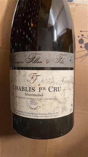 Borgoña No especificado Premier Cru Domaine Fillon et Fils Montmains 2020