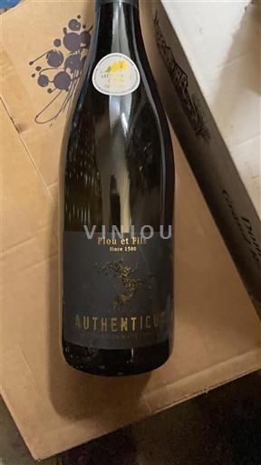 Loiredalen Touraine Plou et Fils Authenticus Icke årgångsbetecknad