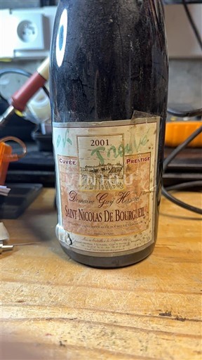 Valle del Loira Saint-Nicolas-De-Bourgueil Domaine Guy Hervé Prestige 2001