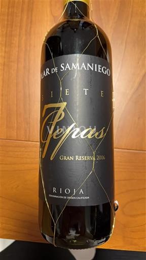 La Rioja rioja Almar de Samaniego Siete Pepas Gran Reserva 2006