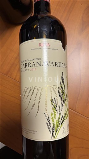 La Rioja rioja Bodega de Samaniego Carranavaridas Reserva 2010