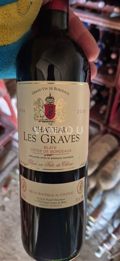 Bordeaux Blaye-côtes-de-bordeaux Château Les Graves 2016