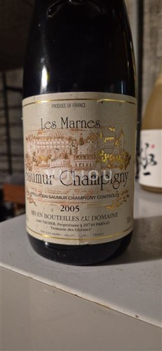 Dolina Loare Saumur-champigny Les Marnes 2005