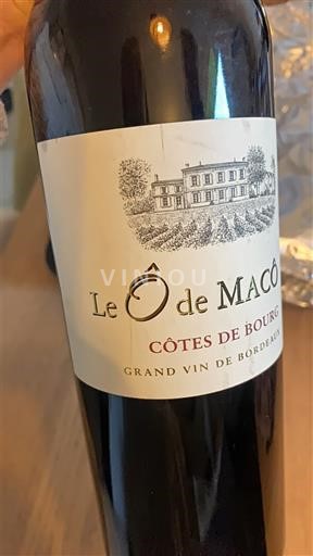 Bordeaux Côtes de Bourg Château Macô Le Ô de Macô Non-Vintage