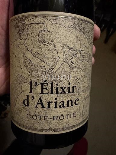 Rhône Valley Côte-Rôtie Christophe Semaska L’élixir d’ariane 2015