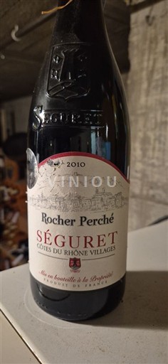 Rhônen laakso Côtes-du-rhône-villages Rocher Perché 2010