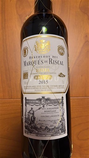 La Rioja Rioja Herederos del Marqués de Riscal Reserva 2015