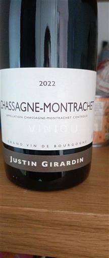 Borgoña Chassagne-Montrachet Justin Girardin 2022