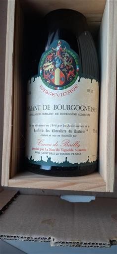Burgundija Crémant de Bourgogne Confrérie des Chevaliers du Tastevin de Moutille 1996