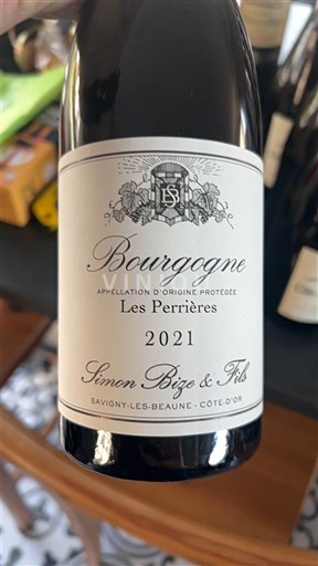 Bourgondië Bourgogne Simon Bize & Fils Les Perrières 2021