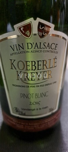 Alsacia Koeberlé Kreyer 2015