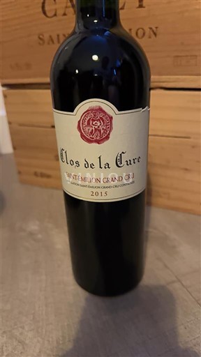 Bordeaux Saint-Émilion Grand Cru Grand Cru Clos de la Cure 2015
