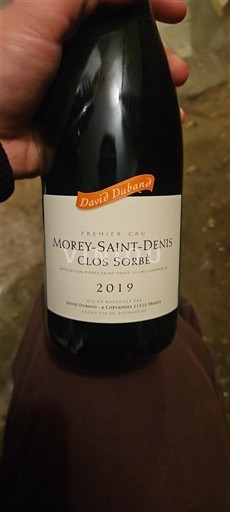Borgogna Morey-saint-denis Premier Cru David Duband Clos Sorbé 2019