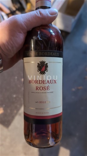 Burdeos Bordeaux rosado Lalande saint loubes 2012