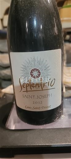 Rhône Valley Saint Joseph Cave Saint-Désirat Septentrio 2012