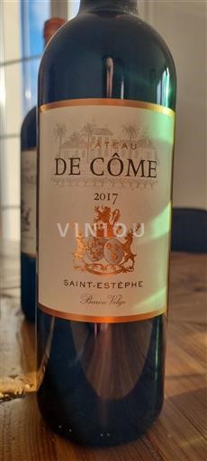 Burdeos Saint-Estèphe Château Côme 2017