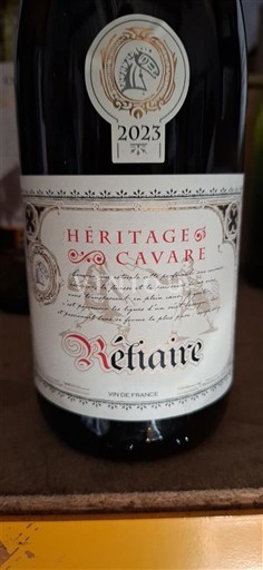 Languedoc Héritage Cavare Rétaire 2023