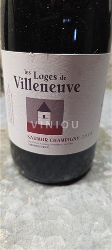 Loire-dalen Saumur-Champigny Les Loges de Villeneuve 2016