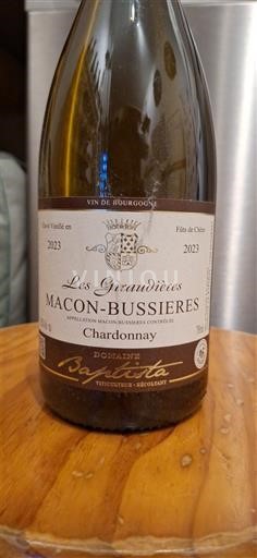 Burgundsko Mâcon a mâconské vesnice Domaine Barraud Les Grandvignes 2023