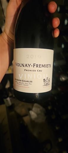 Vin Rouge sec Volnay-Fremiets Buisson-Charles 2019 France Bourgogne Volnay AOC Premier Cru