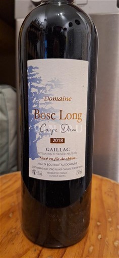 Sydväst Gaillac Domaine Bosc Long Carpe Diem 2018