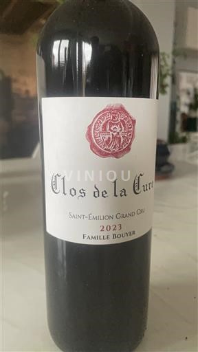 Bordoja Saint-Émilion Grand Cru Grand Cru Clos de la Cure 2023