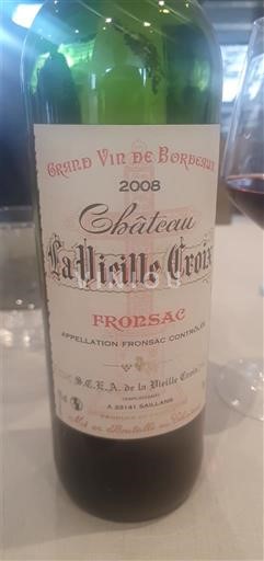 Burdeos Fronsac Château La Vieille Croix 2008