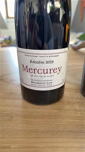 Burgundija Mercurey Benjamin Lux Mercurey 2019