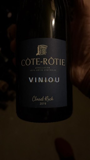 Rhônen laakso Côte-rôtie Clusel-Roch Le Champon 2019