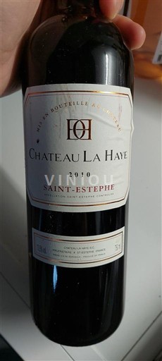 Bordeaux Saint-Estèphe Château de La Haye 2010