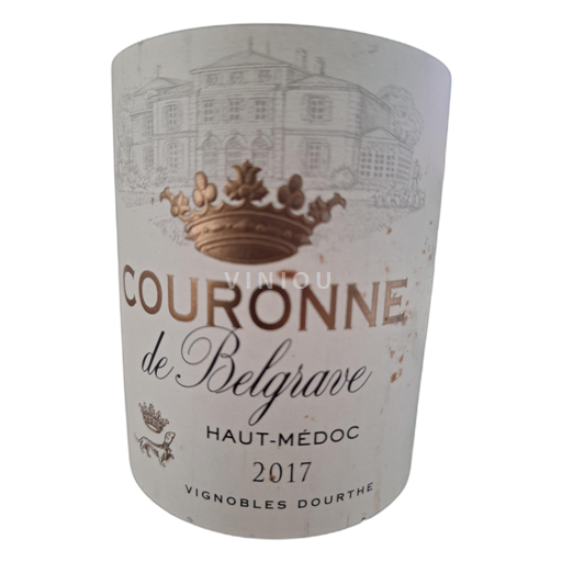 Vin Rouge sec Couronne de Belgrave Château Belgrave 2017 France Bordeaux Haut-Médoc AOC