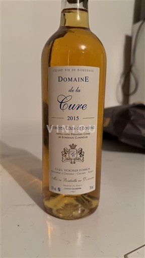 Burdeos Primeras Colinas de Burdeos La Cure 2015