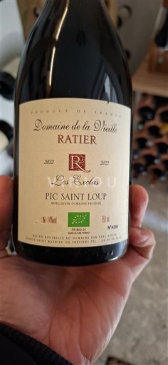 Langvedok Pic-saint-loup Domaine La Vieille Ratier Les Exodies 2022