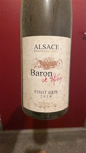 Alsacia Baron de Hoen 2016