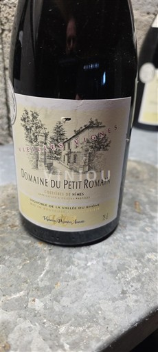 Valle del Rodano Costières di Nîmes Domaine Petit Romain Vieilles Vignes 2019