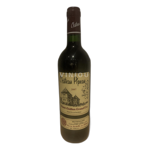 Bordeaux Saint-Émilion Grand Cru Château Pipeau 2007