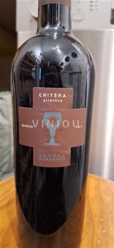 Puglia Không được chỉ định Schiola Sarmenti Critèra Không niên vụ