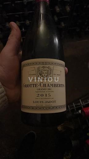 Bourgogne Griotte-Chambertin Grand Cru Louis Jadot 2015