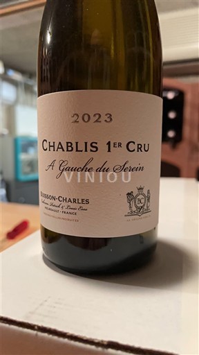 Vin Blanc sec A Gauche du Serein Buisson-Charles 2023 France Bourgogne AOC Premier Cru