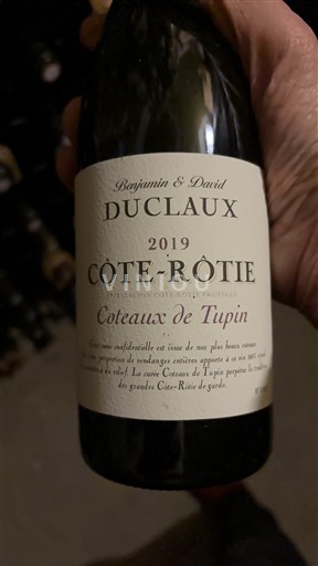 Rhône Valley Côte-Rôtie Duclaux Coteaux de Tupin 2019