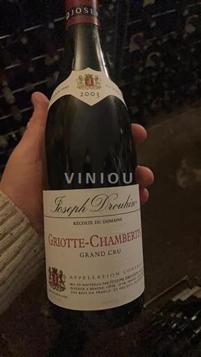Bourgogne Griotte-Chambertin Grand Cru Joseph Drouhin 2003