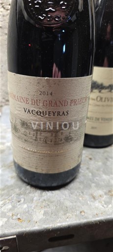 Rhônen laakso Vacqueyras Domaine Grand Prieur 2014