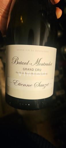 Bourgogne Bâtard Montrachet Grand Cru Etienne Sauzet Non Millésimé