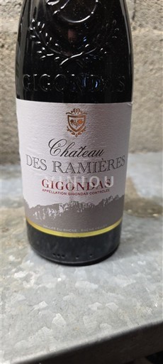 Rhônen laakso Gigondas Château S Ramières 2017